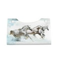 thumbnail image 2 of Picia Running White Horses Pattern Long Tissue Box Cover,PVC Leather Triangle Holder,Tissue Box Holder with Magnetic Bottom,Facial Paper Organizer Dispenser-7.9"X4.9"X4.5", 2 of 9