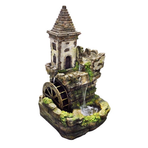 35" Castle Tiered Fountain by Alpine Corporation