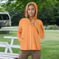 thumbnail image 5 of XINPING Women's Protective Sunscreen Jacket Ice Silk Summer Lightweight Long Sleeve Jacket Breathable for Summer Outdoors, 5 of 9