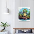 thumbnail image 3 of WERPE  Dinosaur Nursery Art Print, Kids Words Wall Art Cartoon Animals Canvas Poster, Colorful Saying Painting With Framed Ready to Hang for Little Boy Room Decor 16x20 in, 3 of 4