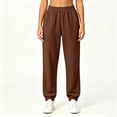 thumbnail image 7 of JOANKDMI Athletic Pants for Women Joggers Comfy Elastic Waistband Slim Tapered Fit with Deep Side Pockets Cuffed Ankle Soft French Terry for Gym Running Track Pants, 7 of 7