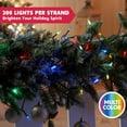 thumbnail image 3 of Guirnalda de luces LED navideñas Joiedomi 200 multicolor con batería de 20 m, 3 of 8
