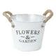 thumbnail image 2 of Outdoor Flower Pots Metal Bucket Flower Pots Iron Milk Can Vase Iron Water Can Vase Metal Vase Retro Village Flower Bucket French Bucket Flower Pot, 2 of 6