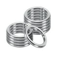 thumbnail image 1 of Unique Bargains 22mm Metal O Rings, 10 Pack 304 Stainless Steel Round Rings for Hardware Bags, 1 of 7