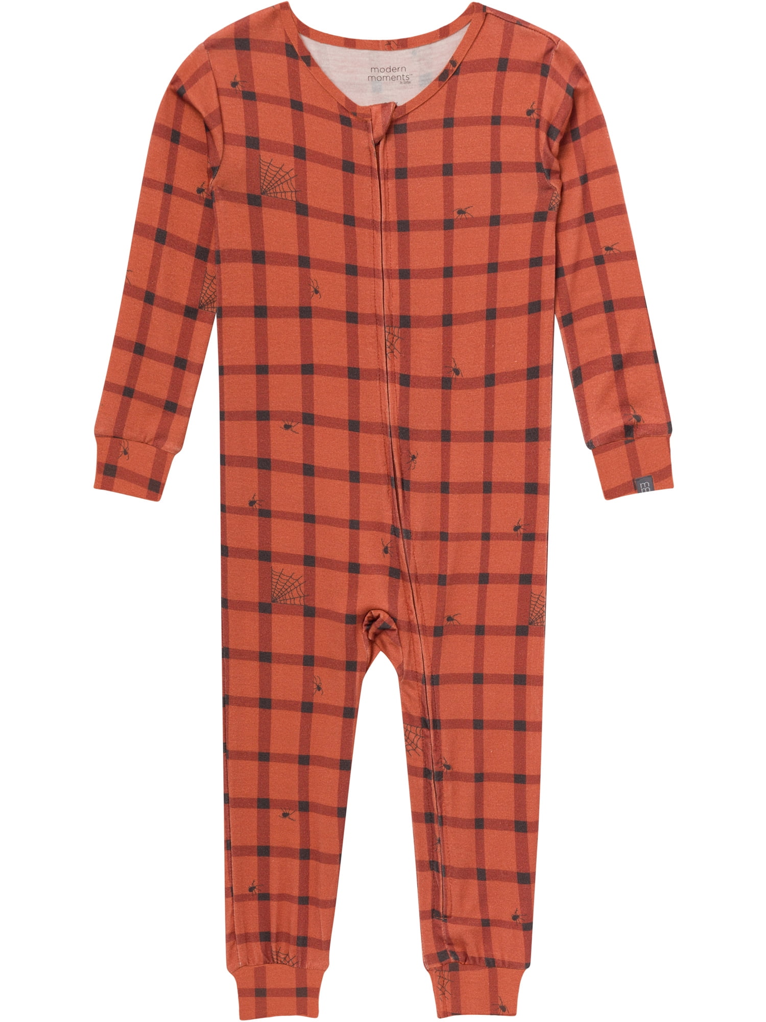 Modern Moments by Gerber Baby and Toddler Neutral Super Soft Halloween One-Piece Pajama, Sizes 0/3 Months - 5T