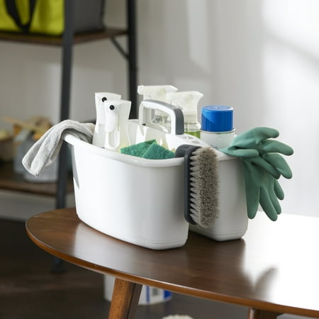 Gracious Living - Large Home Divided Storage Tote Caddy
