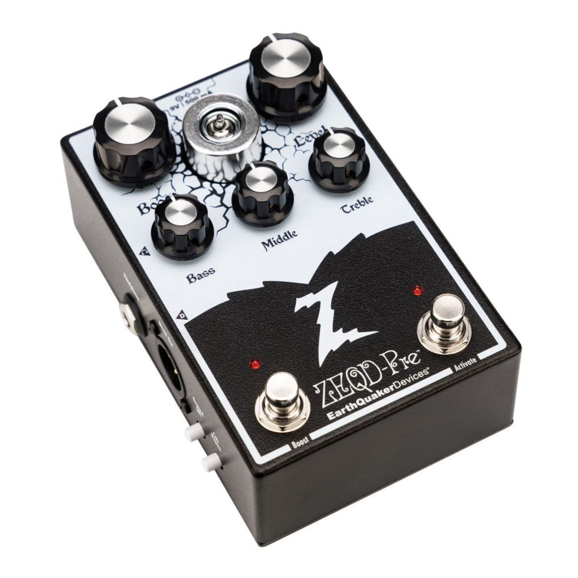 Earthquaker ZEQD-Pre All-Analog Tube Preamp with EF86 Tube, Passive 3-Band EQ, Analog Cabinet Simulation