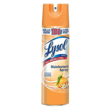 - Lysol Disinfectant Spray, Citrus Meadows, 19oz