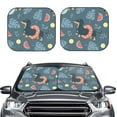 thumbnail image 2 of Balery Watermelons Dachshunds Parasol para parabrisas de coche de 2 piezas | Parasol plegable para parabrisas delantero de coche para la mayoría de sedanes-Medium, 2 of 6