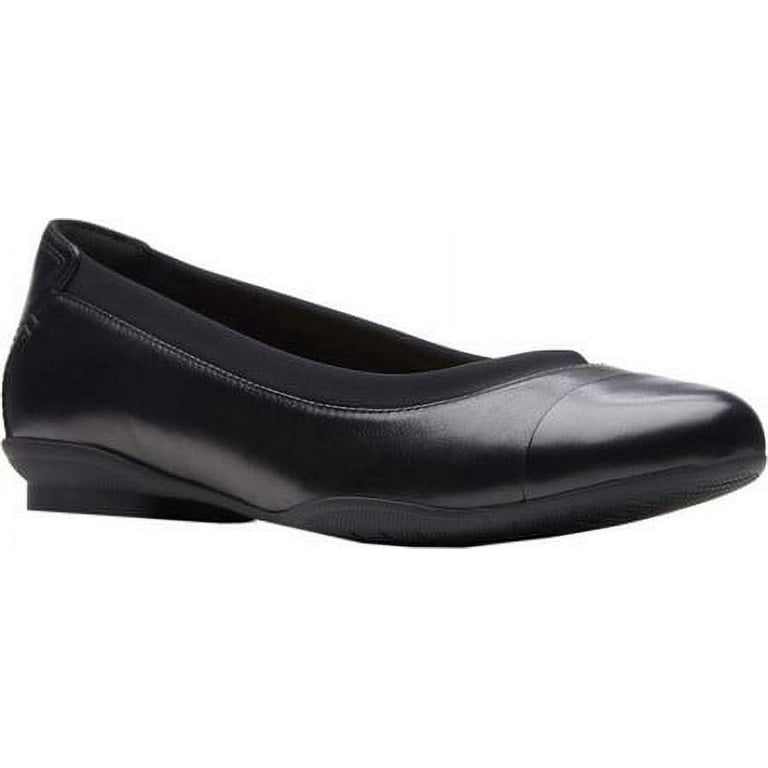 Women s Clarks Neenah Garden Cap Toe Ballet Flat Walmart