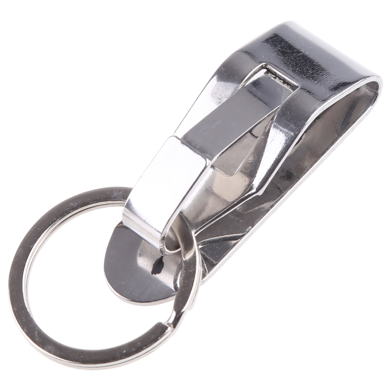 Stainless Steel Quick Release Detachable Key Chain Belt Clip Holder For Car Keys 