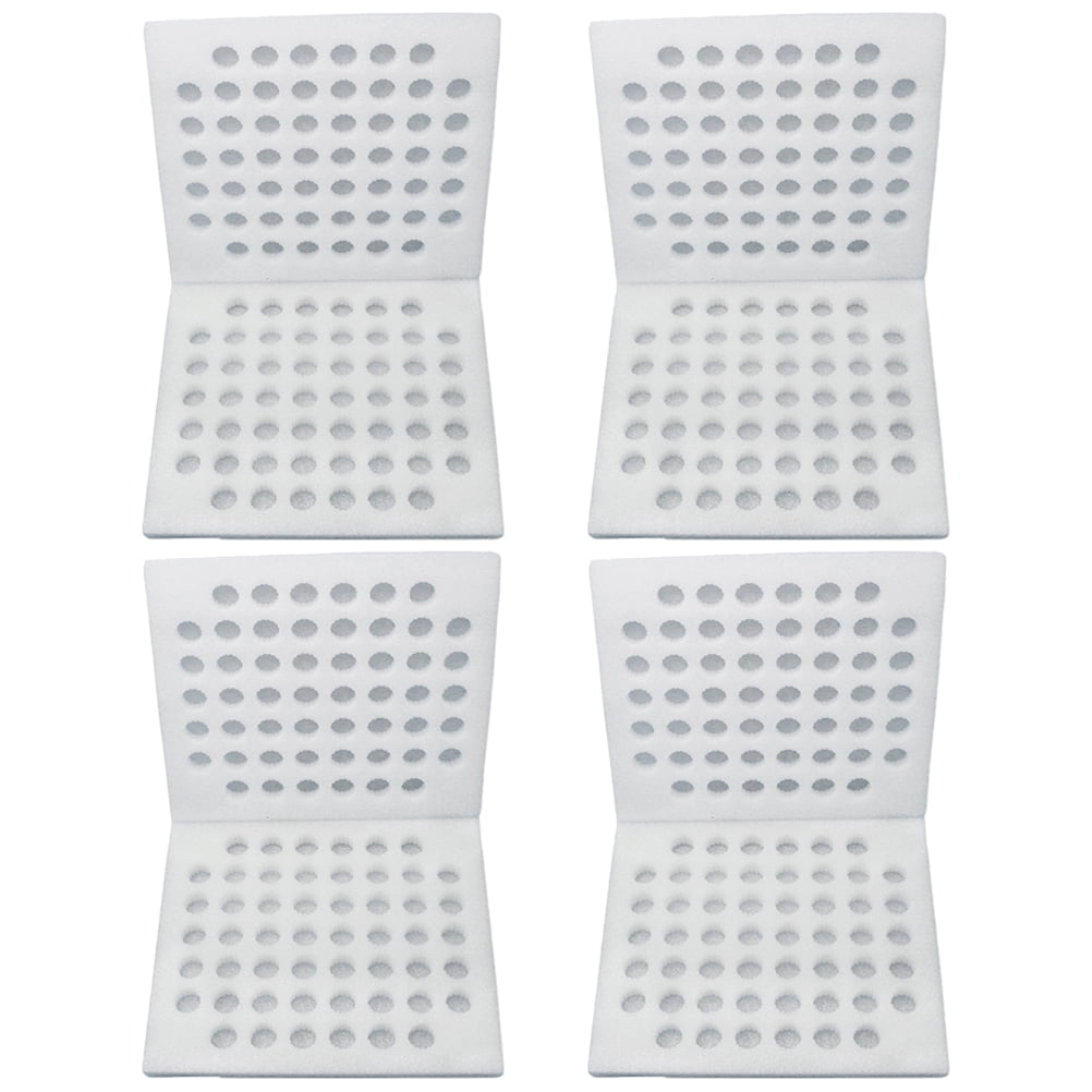 4PCS Foam-lined Egg Tray Pearl Wool Quail Eggs Tray for Store Kitchen Mall Home 