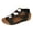 Black_015, variant on Domuza Women's Slip On Wedge Sandals 2026 Summer Comfortable Hollow Out Platform Sandals for Women Chunky Wedges Ankle Strap Open Toe Wide Width Casual Beach Sandal White 10(EU-43)