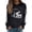 Style4-Black game day shirts women, variant on Mceream Sunday Funday Football Sweatshirts Women Casual Crewneck Game Day Sweatshirt Long Sleeve Funny Football Graphic Shirt Pullover Tops Black L