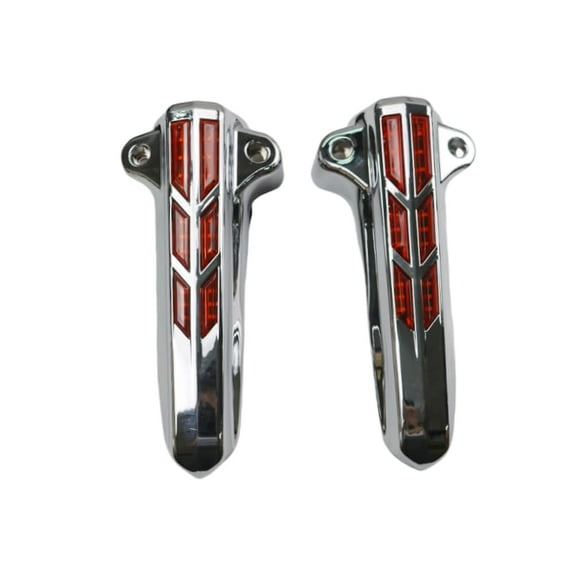 Motorcycle Acsessories Front LED Light Lower Leg Fork Cover for Harley FLHR FLHTK FLHX 2014-2022 Touring Electra Glide Road King