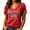 Red, variant on Usa 250Th Anniversary Shirt Women Women's Casual V Neck Tee Independence Day Printed Short Sleeve Women Tshirts Dark Blue XXL