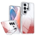 thumbnail image 1 of Case For Samsung Galaxy S26 Ultra/S26 Plus/S26, Transparent Shell With Non-Yellowing Wireless Charging Stand Cover, 1 of 7
