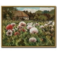 thumbnail image 2 of Framed Canvas Wall Art Vintage Decor, Classical Oil Painting Canvas Prints Champ fleuri, Vintage Wall Art for Home Room Bathroom Decor (Meadow 2, 12x16 inch), 2 of 5