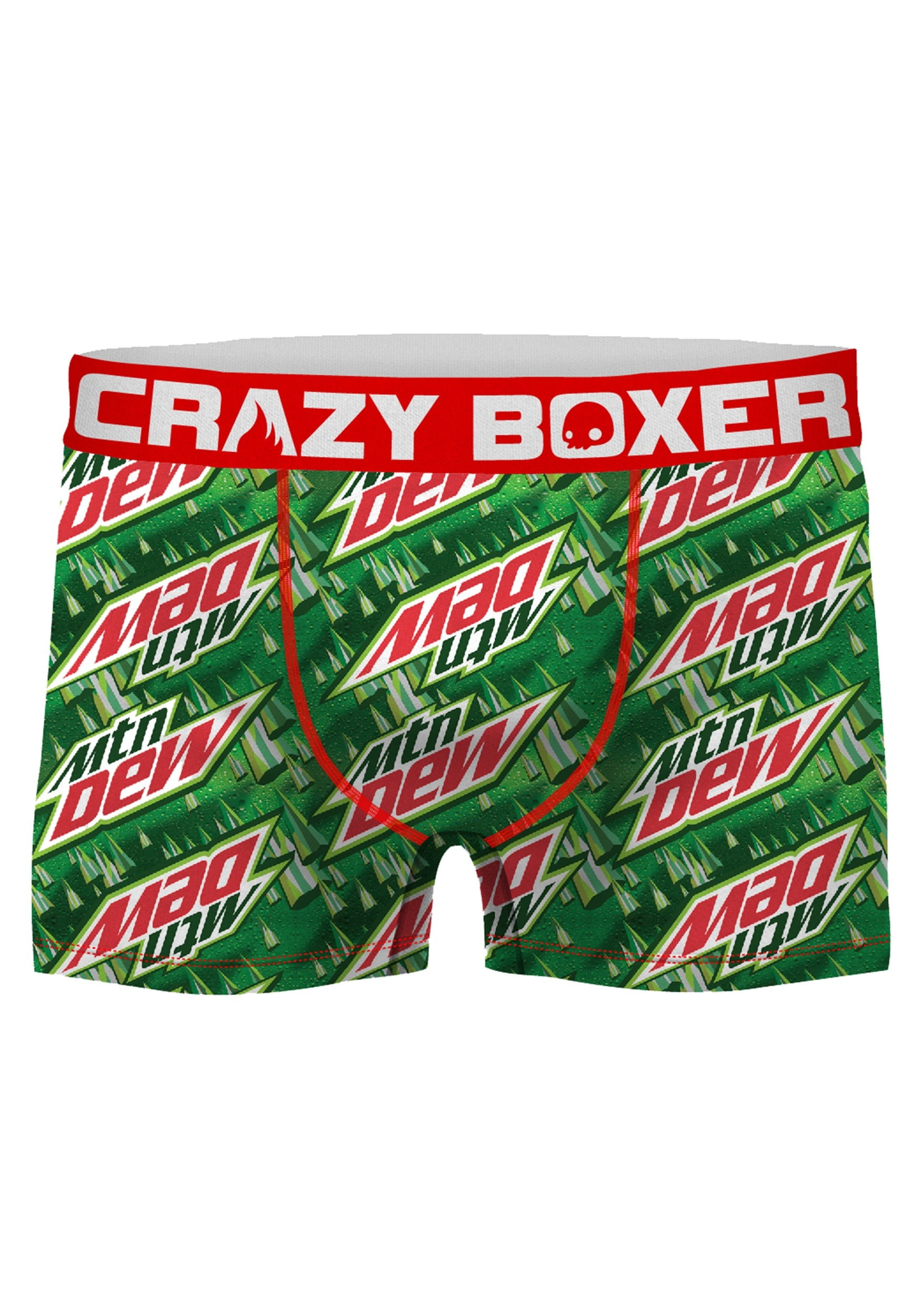 Mountain Dew Branded Bottles Mens Underwear Boxer Briefs