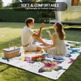 thumbnail image 4 of Colorful Butterfly Outdoor Rug for Patio/Deck/Porch, Non-Slip Large Area Rug 6 x 9 Ft, Elegant Pastoral Butterflies Watercolor Indoor Outdoor Rugs Washable Area Rugs, Camping Rug Carpet Runner, 4 of 8
