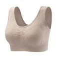 thumbnail image 2 of Women's Ruched Sports Bras Padded Workout Tops Medium Support Crop Tops, 2 of 3