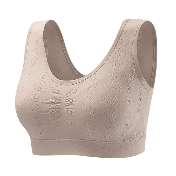 RKSTN Sports Bras for Women Ruched Quickly Dry Soft Lightweight Bras Padded  Workout Medium Support Free Size Bras Underwear 