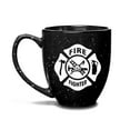 thumbnail image 1 of Firefighter 15 oz Black Bistro Mug, 1 of 1