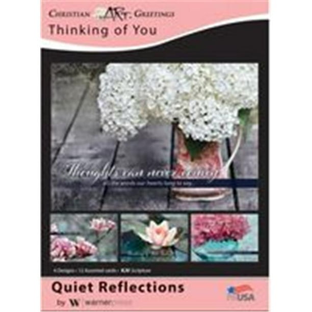 CardBoxedQuiet Reflections Assorted Thinking Of You (KJV) (Box Of 12