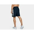 thumbnail image 2 of Under Armour Men's UA Woven Graphic Emboss Shorts 1351670-408 Academy, 2 of 3