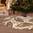 thumbnail image 6 of Rateoe Colorful Vintage Corn Print Christmas Tree Skirt 48" for Xmas Holiday New Year Party Circle Tree Mat Ornaments Decoration, 6 of 7