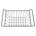 thumbnail image 3 of 2 Pcs Freezer Wire Storage Basket PE Coated Metal Hanging Rack Freezer Storage Organizer Bin for Fridge Shelf Cabinets Pantry Closets (L 42.5cm X W 24.5cm X H 20cm), 3 of 9