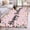 Light Pink Black, variant on Happy Birthday 2'x3' Washable Rug, Navy Blue Modern Abstract Art Non-Slip Soft Doormat Area Rugs for Entrance Bathroom Bedsides, Front Doormat Carpet for Kitchen Bedroom, Entryway Floor Mat