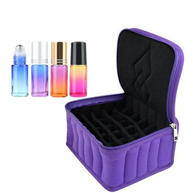 Essential Oil Carrying Case 30 Bottles Portable Shockproof Essential Oil Case