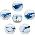 thumbnail image 3 of Lycheer 5 in 1 Professional Aquarium Fish Tank Cleaning Kit Fish Net + Rake + Scraper + Fork + Sponge Brush Glass Aquarium Cleaner Tool Set Wonderful Christmas Xmas Gift, 3 of 7