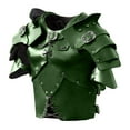 thumbnail image 3 of Chaleco medieval Strade Fareast Limited con remaches de metal Verde, 3 of 7