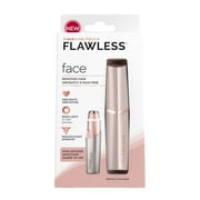 Finishing Touch Flawless Facial Hair Remover for Women, Rose Gold Electric Face Razor with LED Light