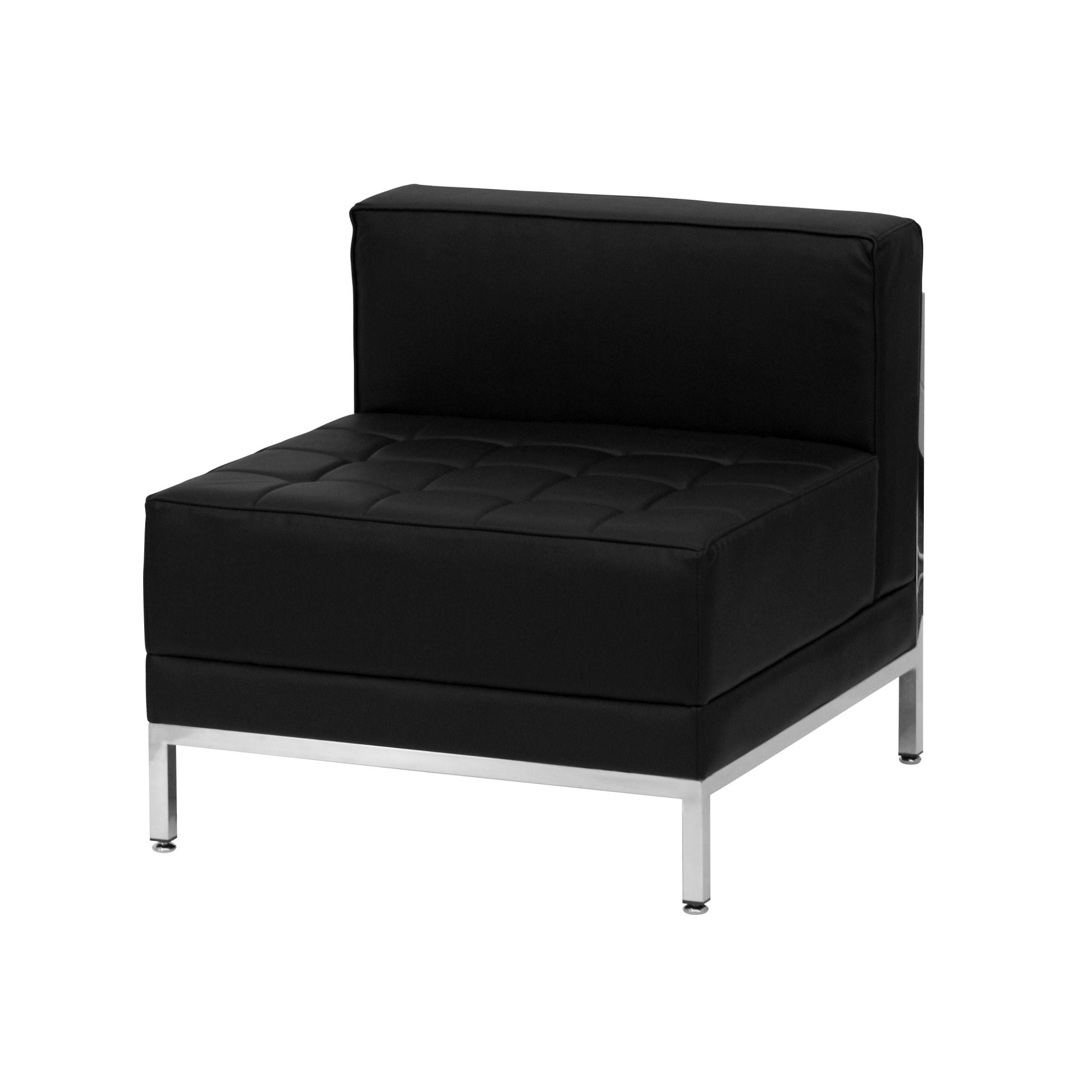 Flash Furniture HERCULES Imagination Series Contemporary White LeatherSoft Middle Chair Flash Furniture HERCULES Imagination Series Contemporary White LeatherSoft Middle Chair