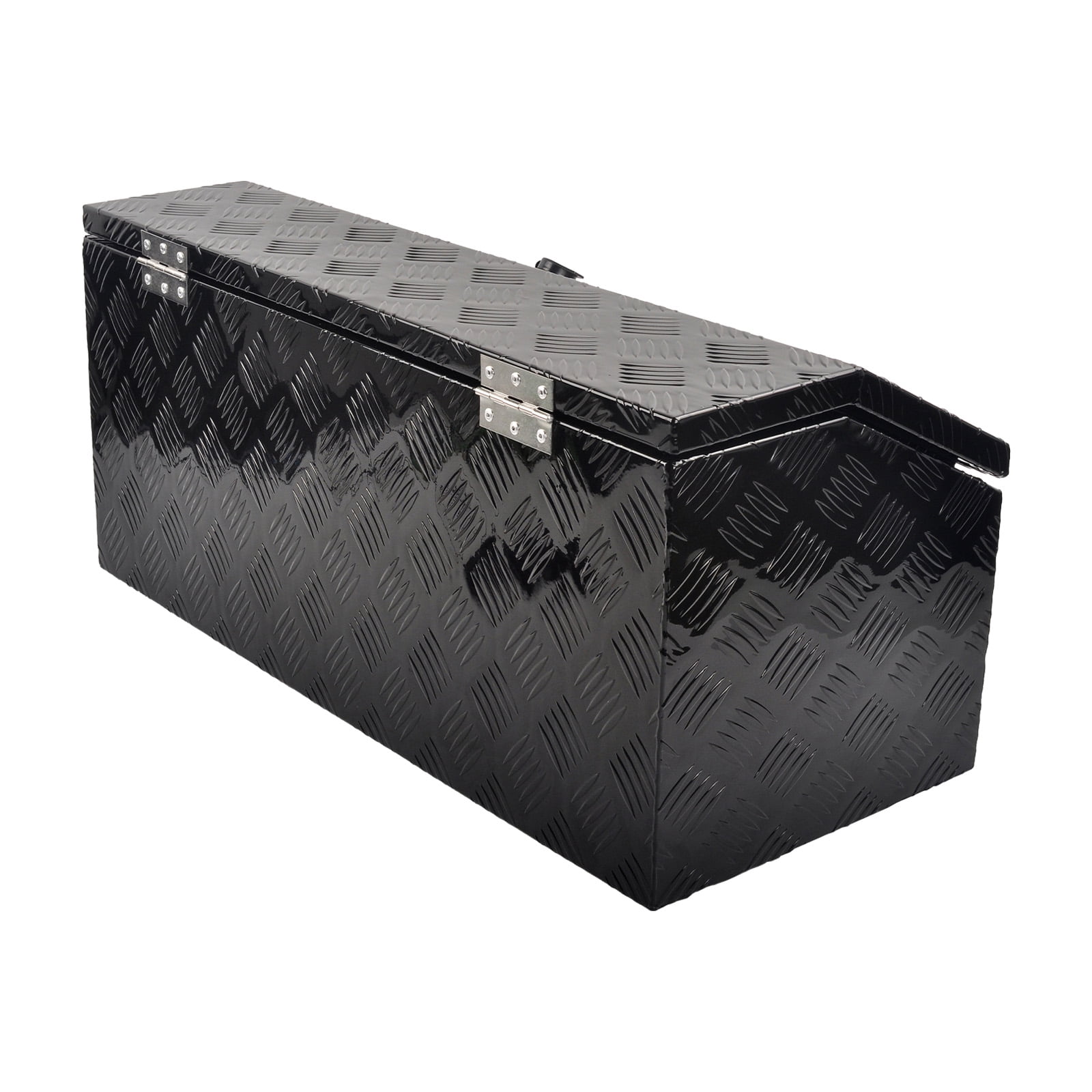 30x13.2x13.5 Inch Aluminum Trailer Tongue Tool Box Truck Box for Pickup Storage RV
