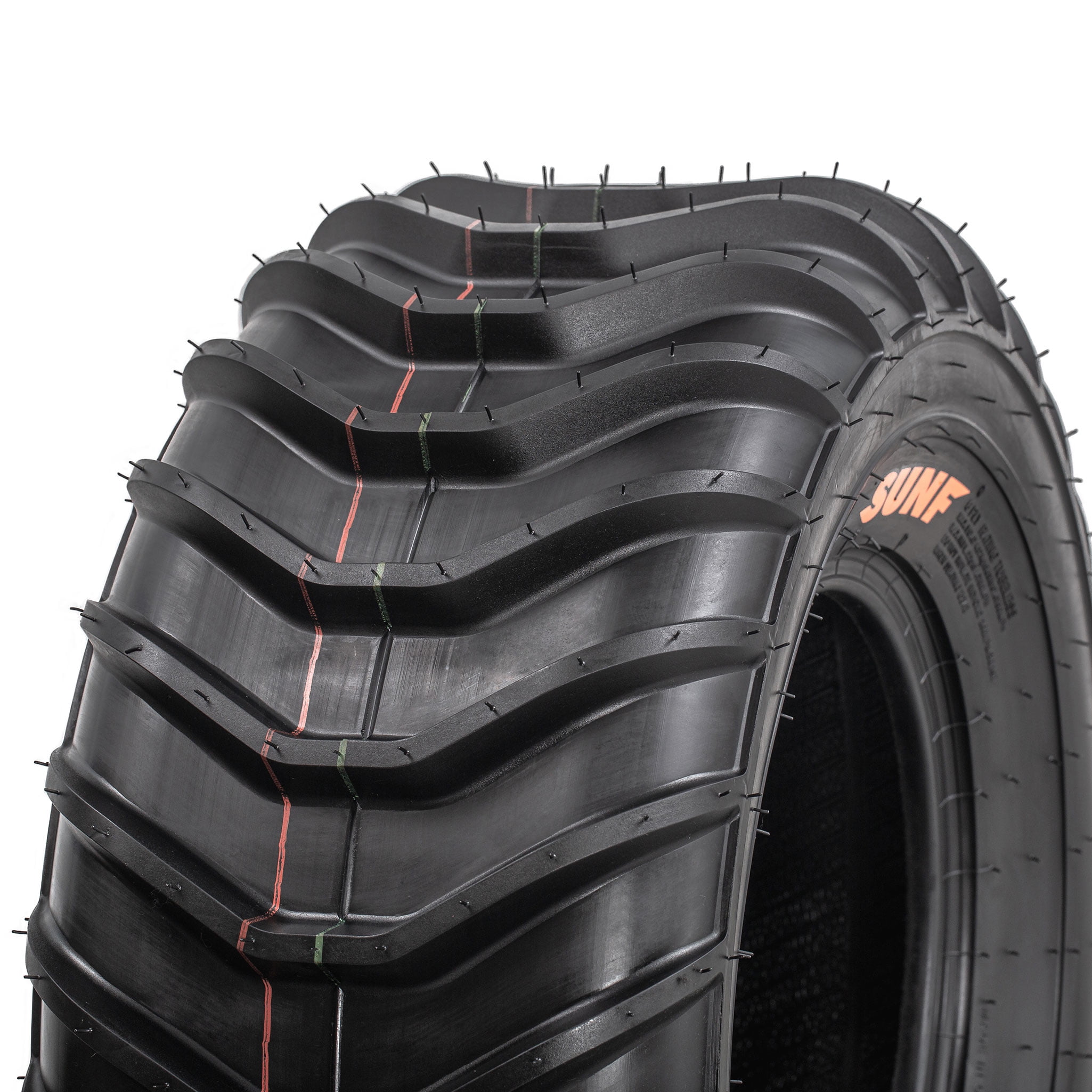 SunF ATV/UTV All Terrain Quad Tire 25x8-12 & 25x10-12 6 PR Tubeless A033 (Set of 4)