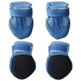 thumbnail image 7 of Dog Shoes Water Resistant Pet Dog Boots Breathable Comfortable Anti-slip Paw Protectors Blue 4pcs, S, 7 of 7
