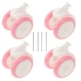 thumbnail image 2 of BRIGHTFUFU 4 piezas de ruedas de repuesto para andador de niños, ruedas de goma de plástico, ruedas de repuesto, ruedas universales de repuesto, accesorios para andadores para niños pequeños, 2 of 7