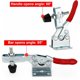 thumbnail image 3 of 4 Uds Sauterelle de Serrage Pince à Bascule Horizontale GH-201-B Pince a Levier Horizontal Déblocage Rapide Serre Joint Sauterelle NPTERBL, 3 of 5