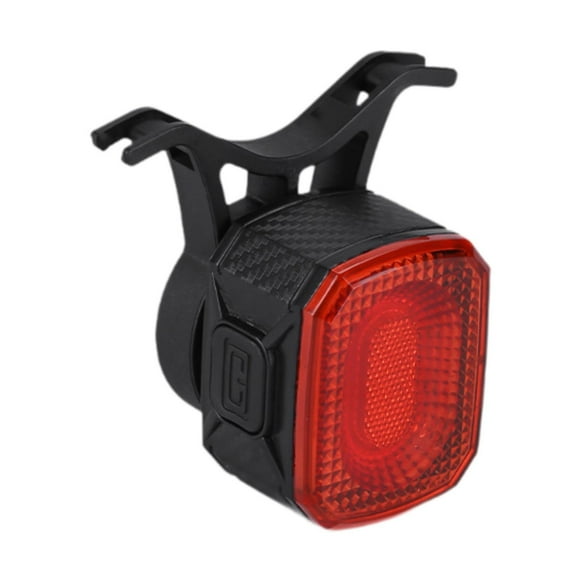 Luz trasera de bicicleta, luz de advertencia, recargable por USB, universal, con de freno para bicicletas de montaña.
