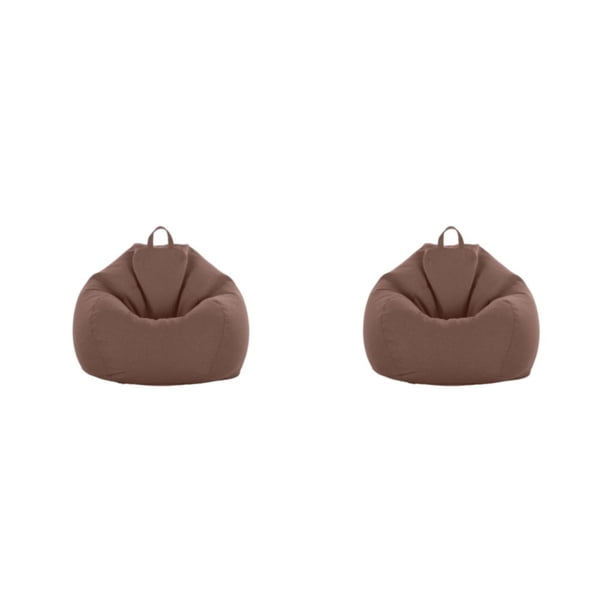 Cateissary Sofá Puff de tela - Asientos elegantes y cómodos para la sala de estar Funda para silla con estilo Lazy Sofa Chair Bag Beanbag Type2 NO2