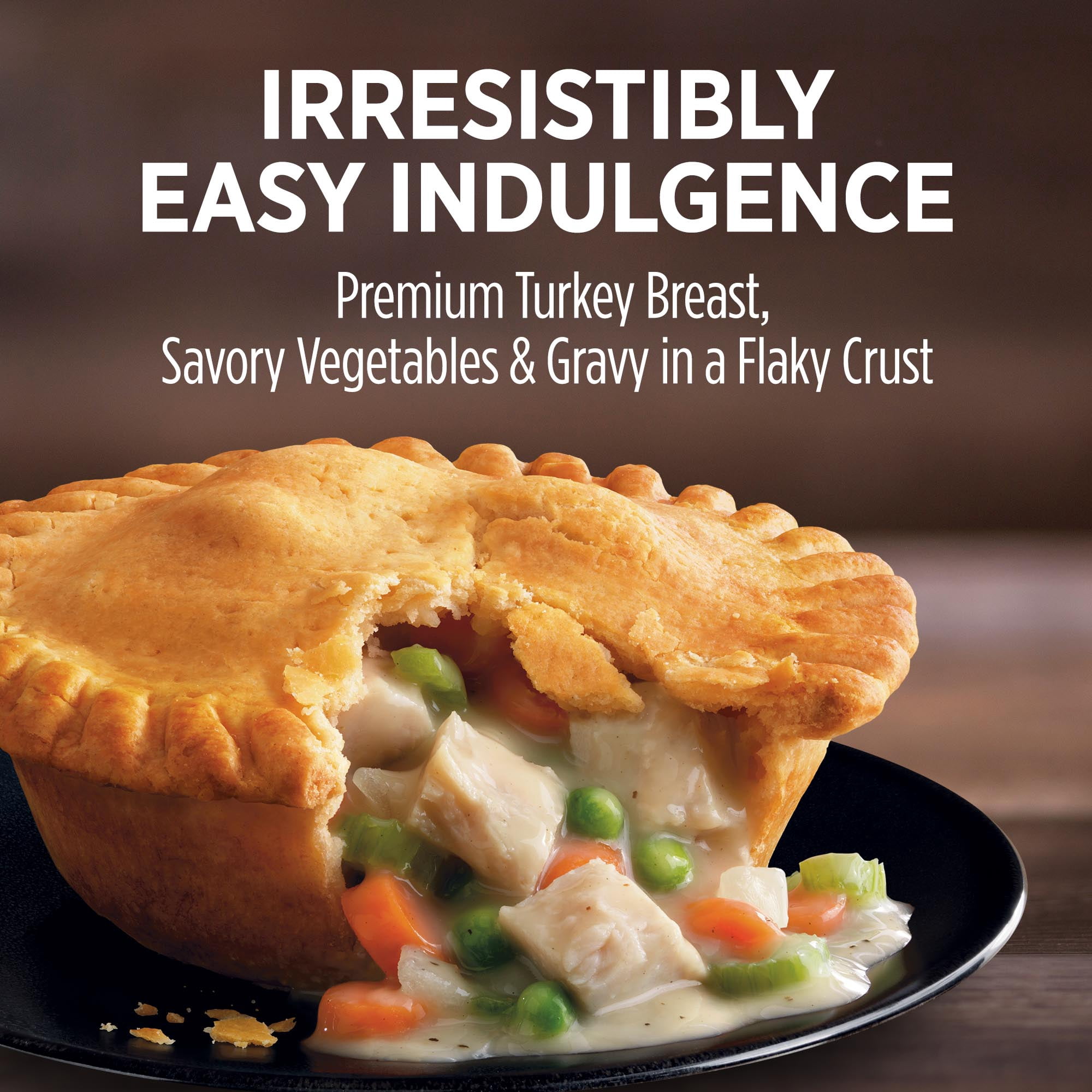 Marie Callender’s Turkey Pot Pie, Large Size, Frozen Meal, 15 oz.