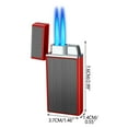 thumbnail image 5 of Fufafayo under $5 1Pcs Windproof Lighter, Windproof Lighter, Refillable Butane Torch, High Temperature Flame for Kitchen, Camping, BBQ, Outdoor Use, Ergonomic Ignition, Reliable, 5 of 9