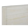 thumbnail image 4 of Pemberly Row Lit Plateforme Double Moderne en Bois Massif, Blanc Shabby, 4 of 9