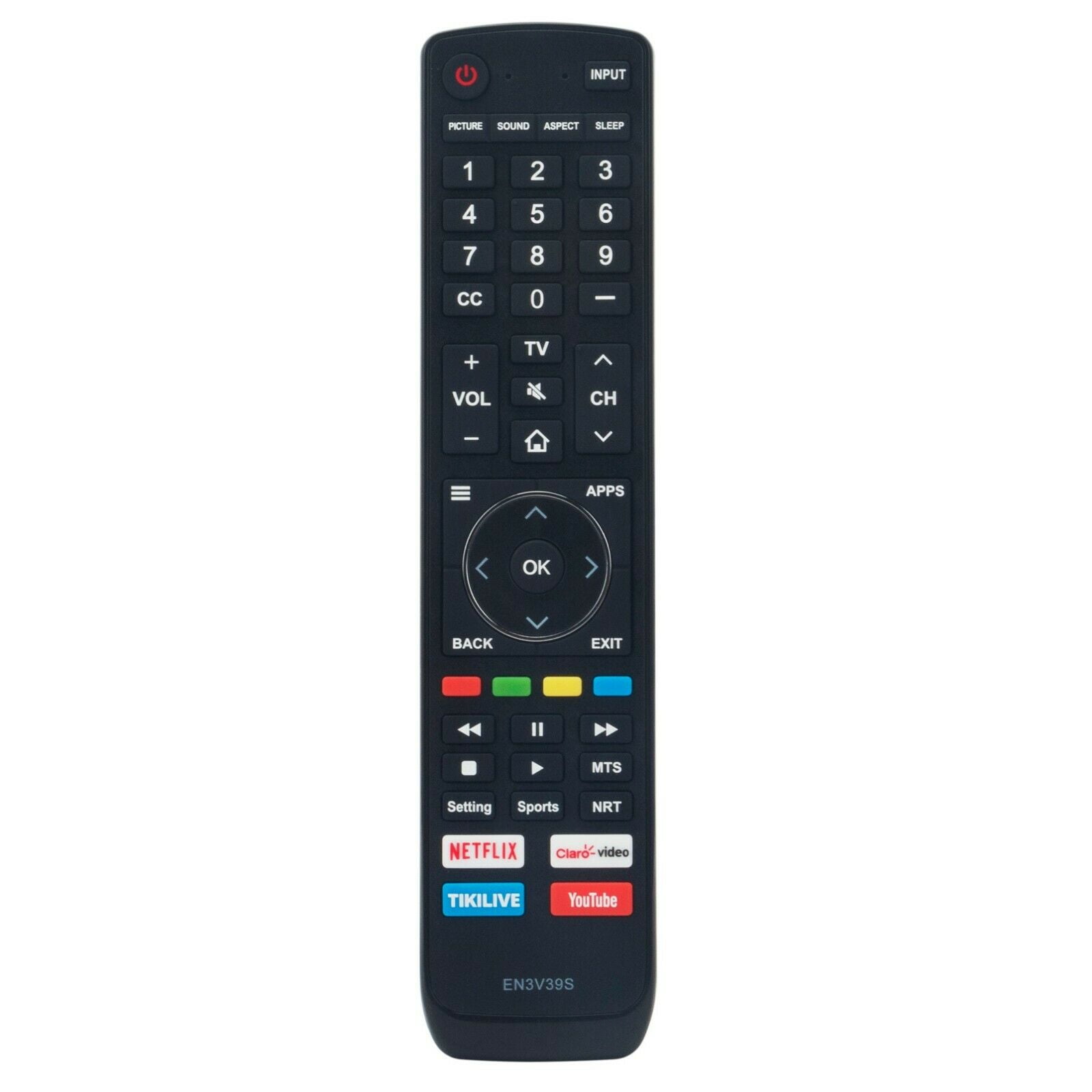 EN3V39S Replace Remote Control for Sharp TV LC43Q7050U LC43P7000U LC