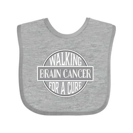 

Inktastic Brain Cancer Awareness Walk Gift Baby Boy or Baby Girl Bib