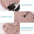 thumbnail image 3 of Haute sécurité USB couverture électrique lit plus chaud 5V Thermostat électrique matelas doux couverture chauffante tapis plus chaud, 3 of 5